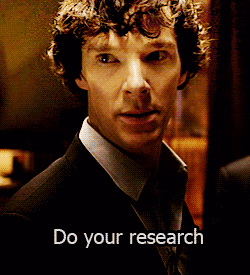 Sherlock Do Your Research