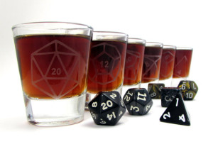 dice shot glasses