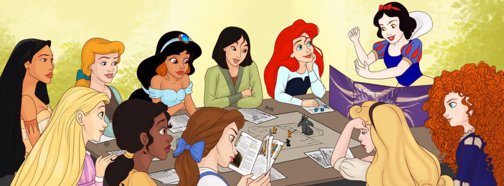 Disney Princess D&D by madam-marla 